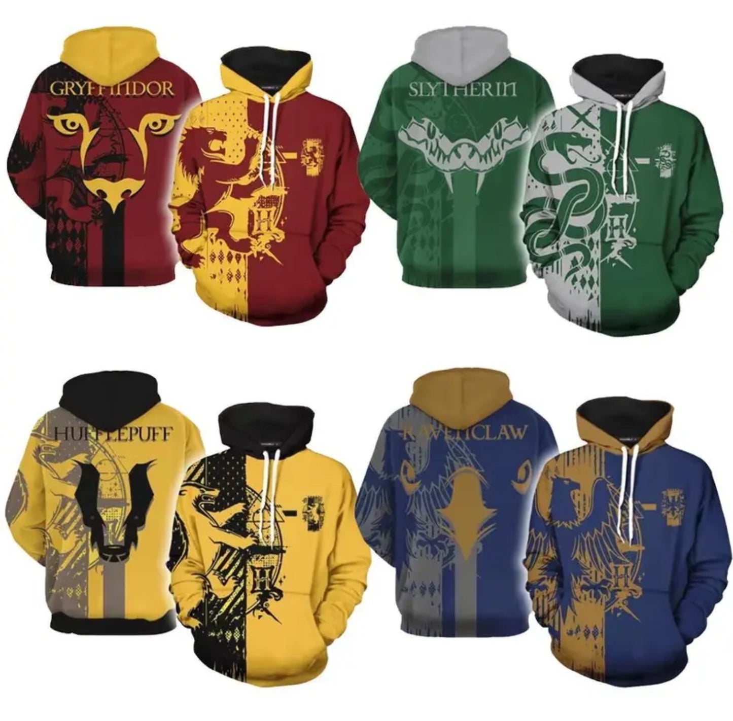Hogwarts House Hoodie 3D All over Print Hoodie