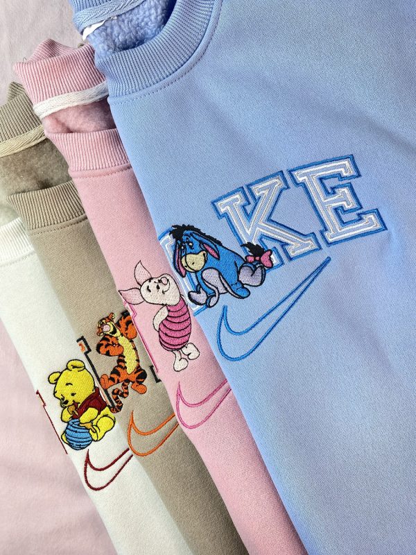 Winnie Pooh Embroidered Sweatshirt
