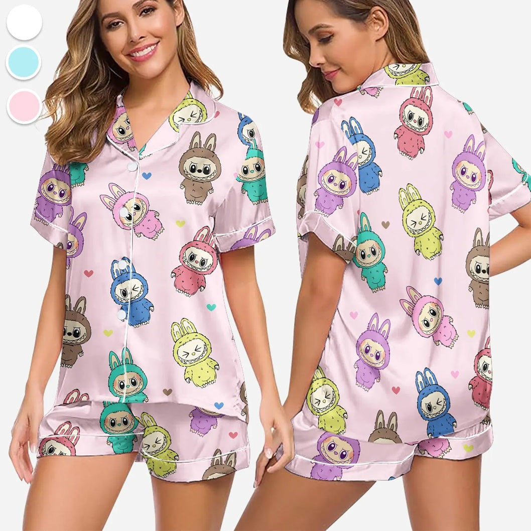 Labubu Horror Pajamas Set