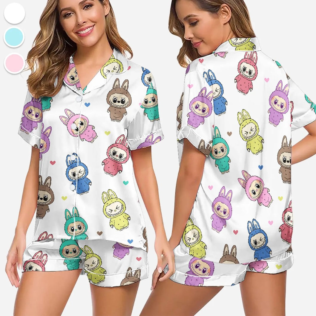 Labubu Horror Pajamas Set