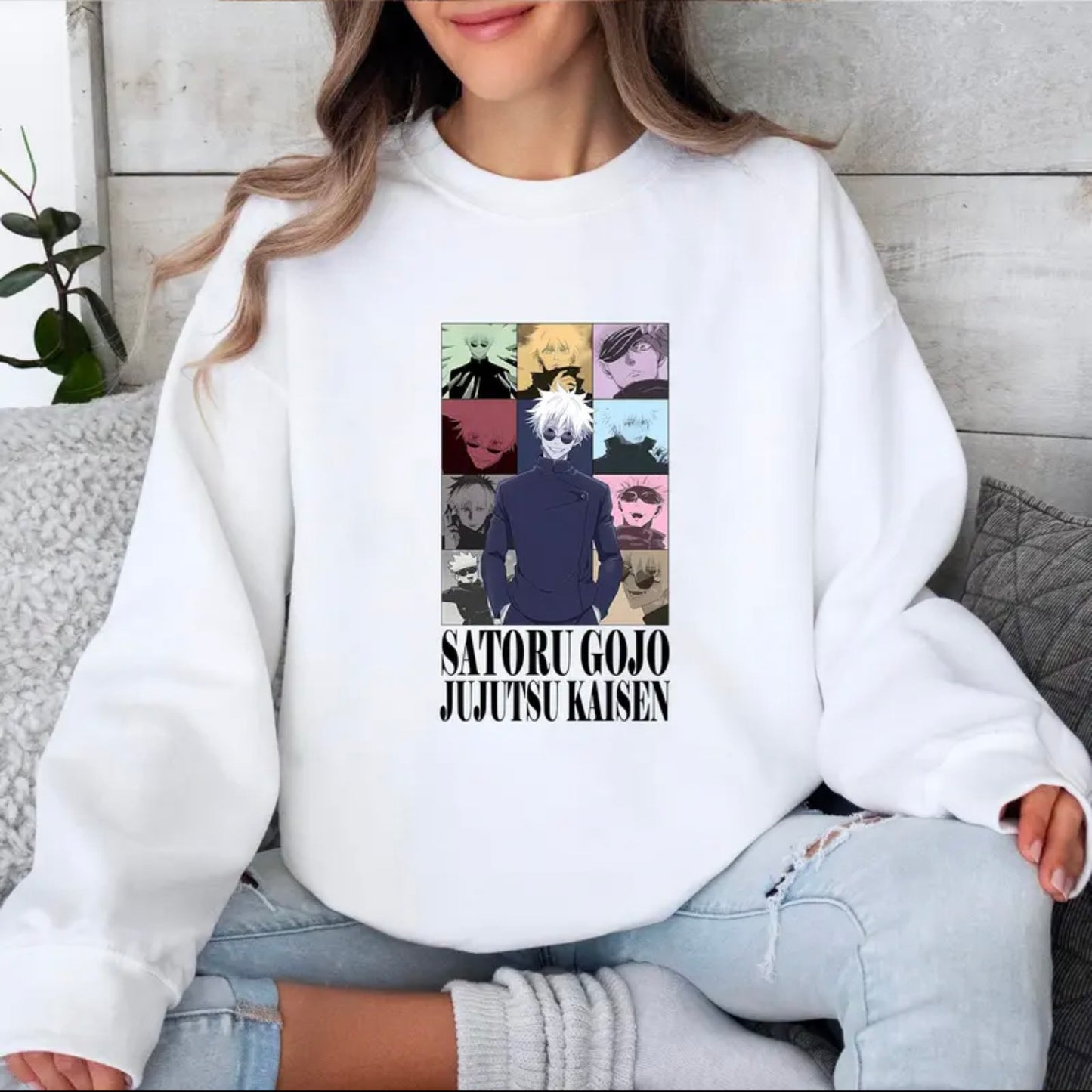 Gojo Sweatshirt Gift for Fans Anime Sweatshirt