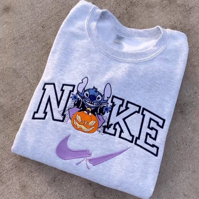Halloween Stitch embroidered shirt ver 2
