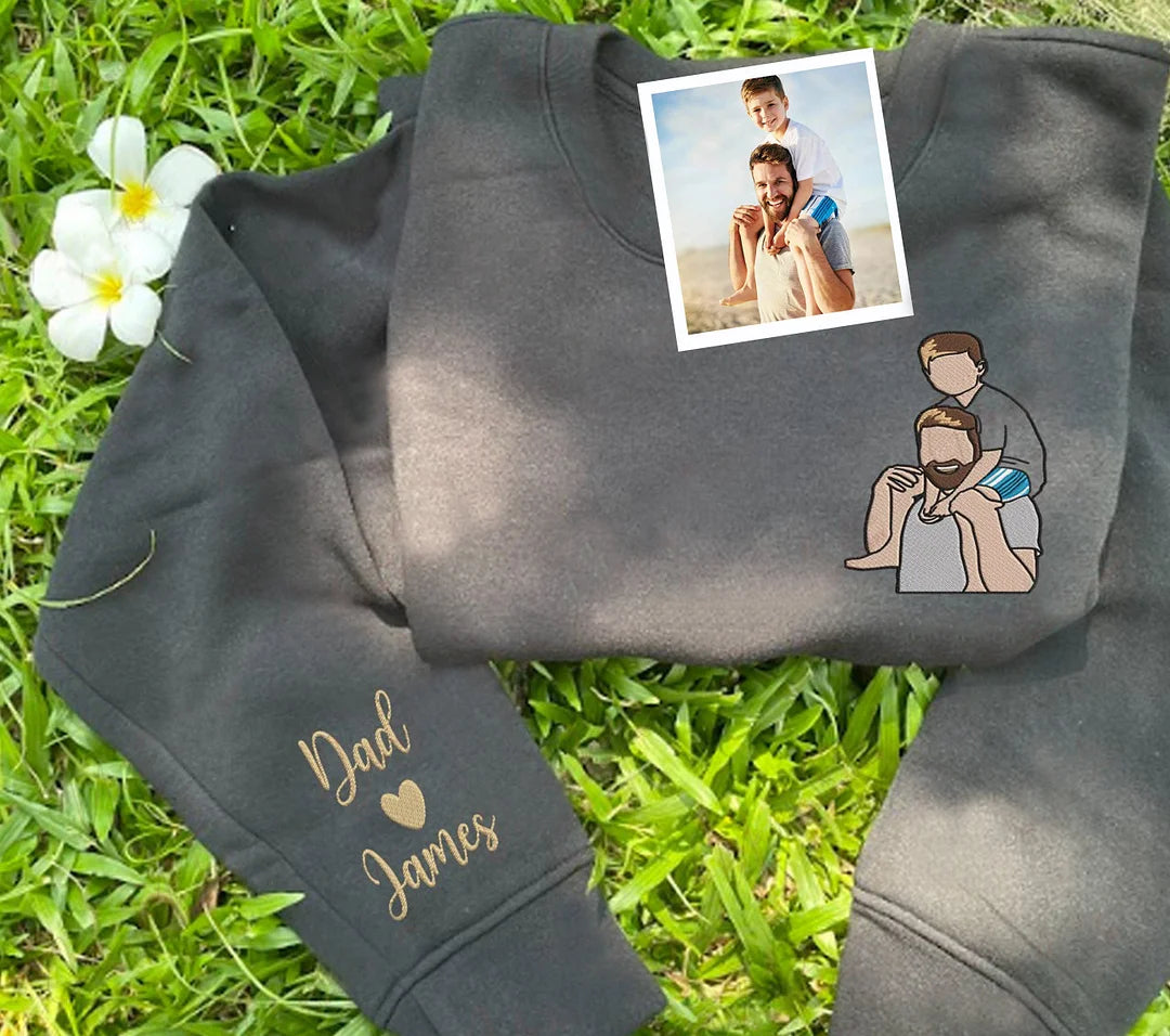 Customized Picture Embroidered Sweatshirt