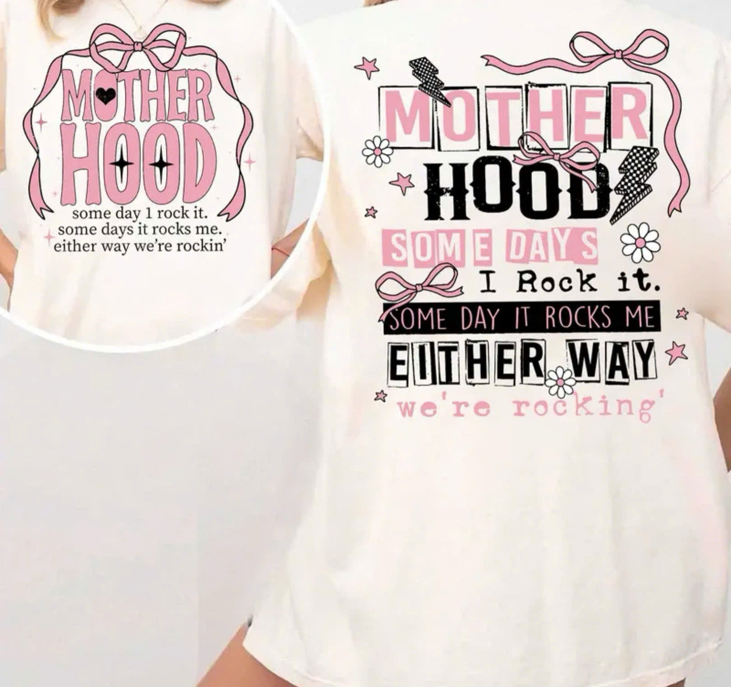 Motherhood Coquette Bow Shirt