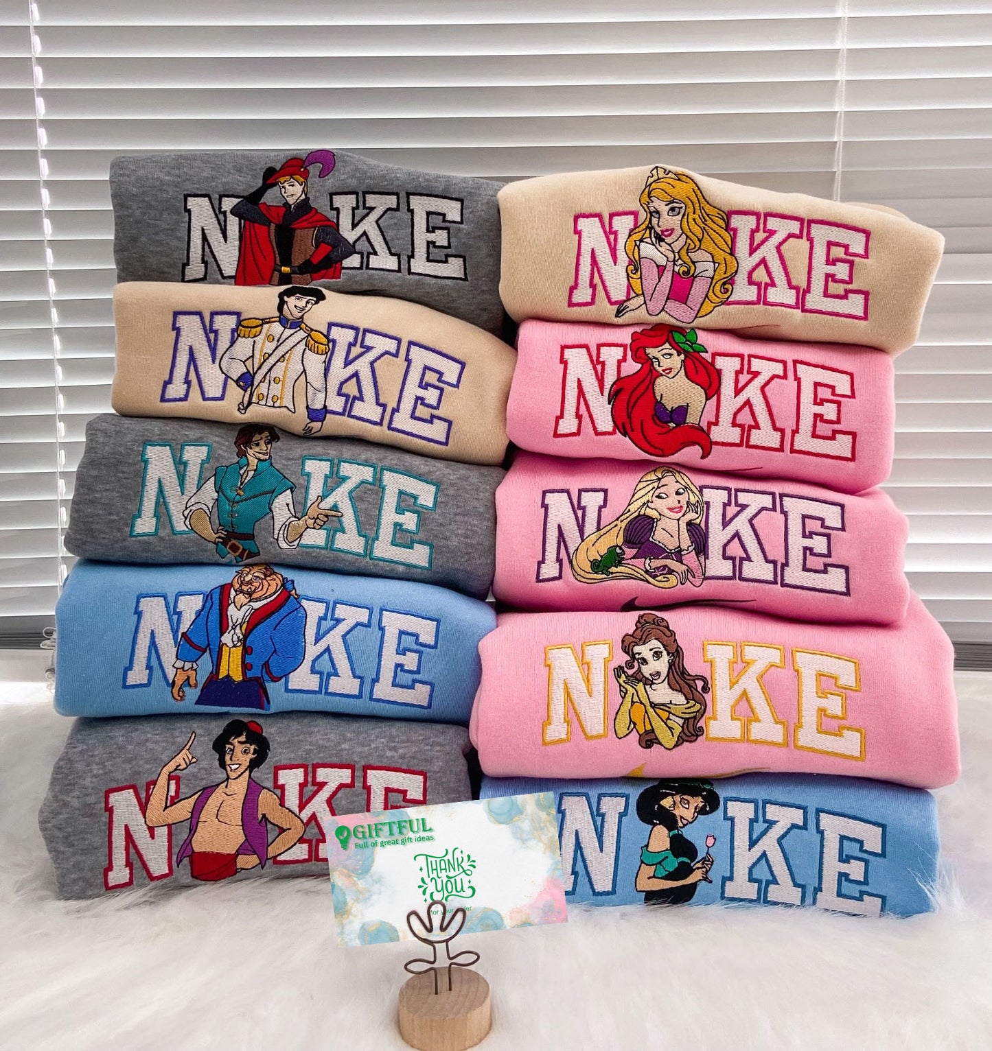 Disney Couples Embroidered Sweatshirt