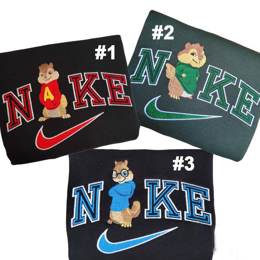 Alvin And The Chipmunks Nike Embroidered Sweatshirt