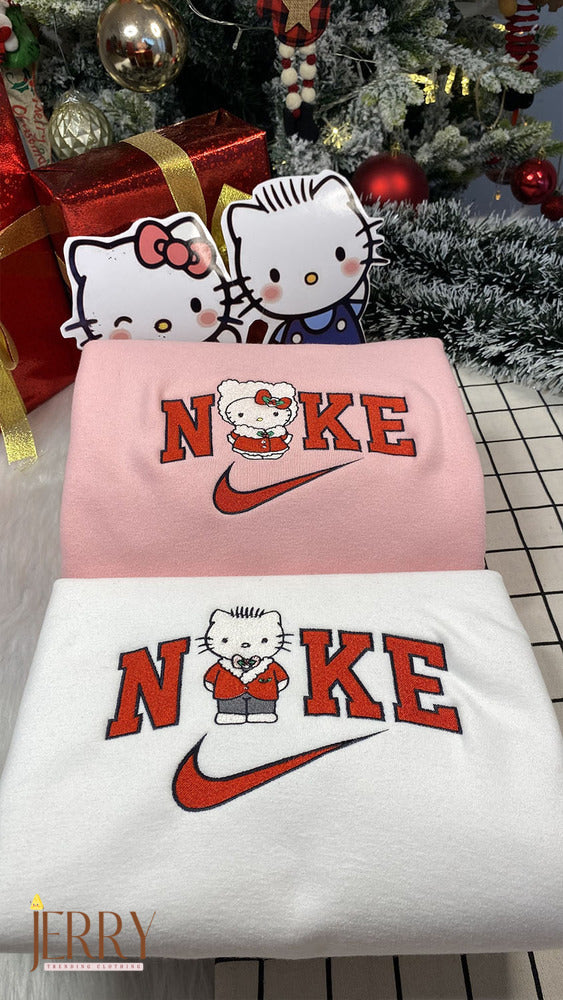 Dear Daniel And Hello Kitty Embroidered Sweatshirt