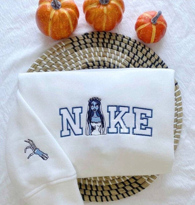 Emily And Victor The Corpse Bride Embroidered Sweatshirt