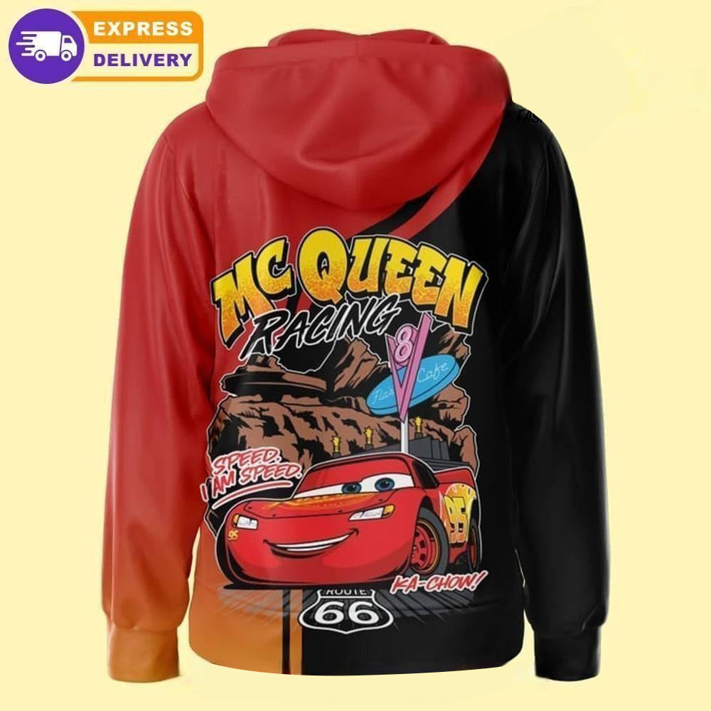 Lightning McQueen Racing 3D Hoodie