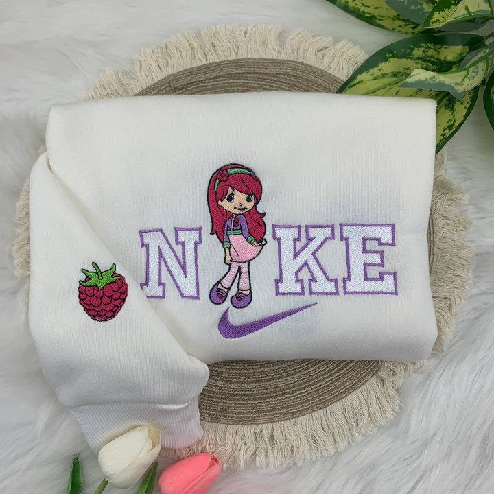 Strawberry Shortcake, Blueberry Muffin, Lemon Meringue Embroidered Sweatshirt New Ver