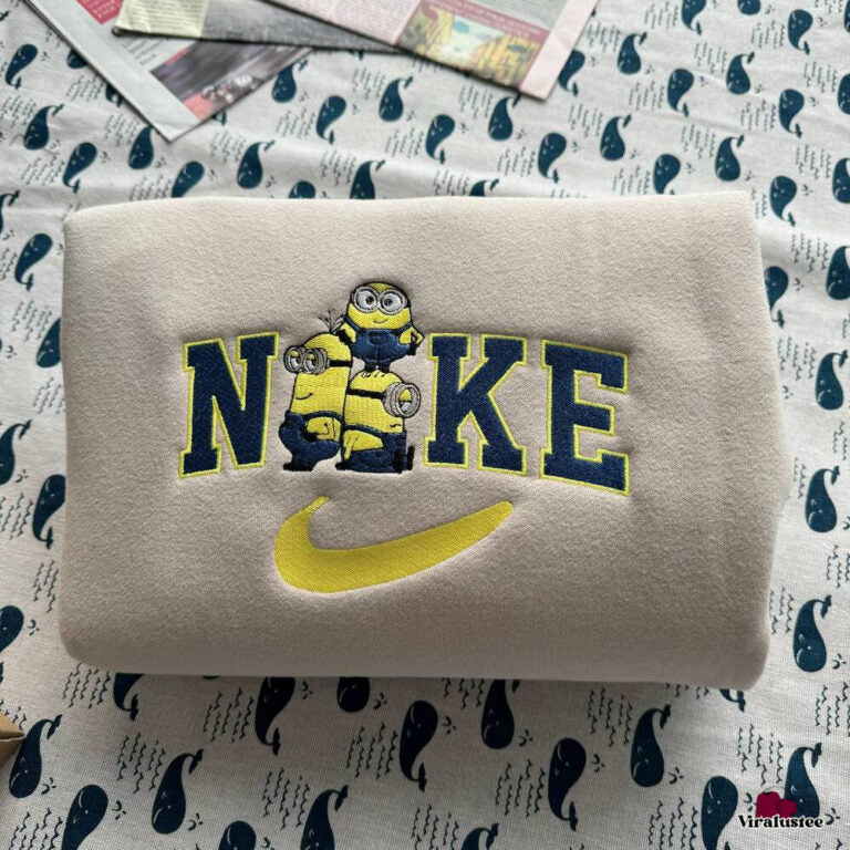 Minions And Gru Embroidered Sweatshirts