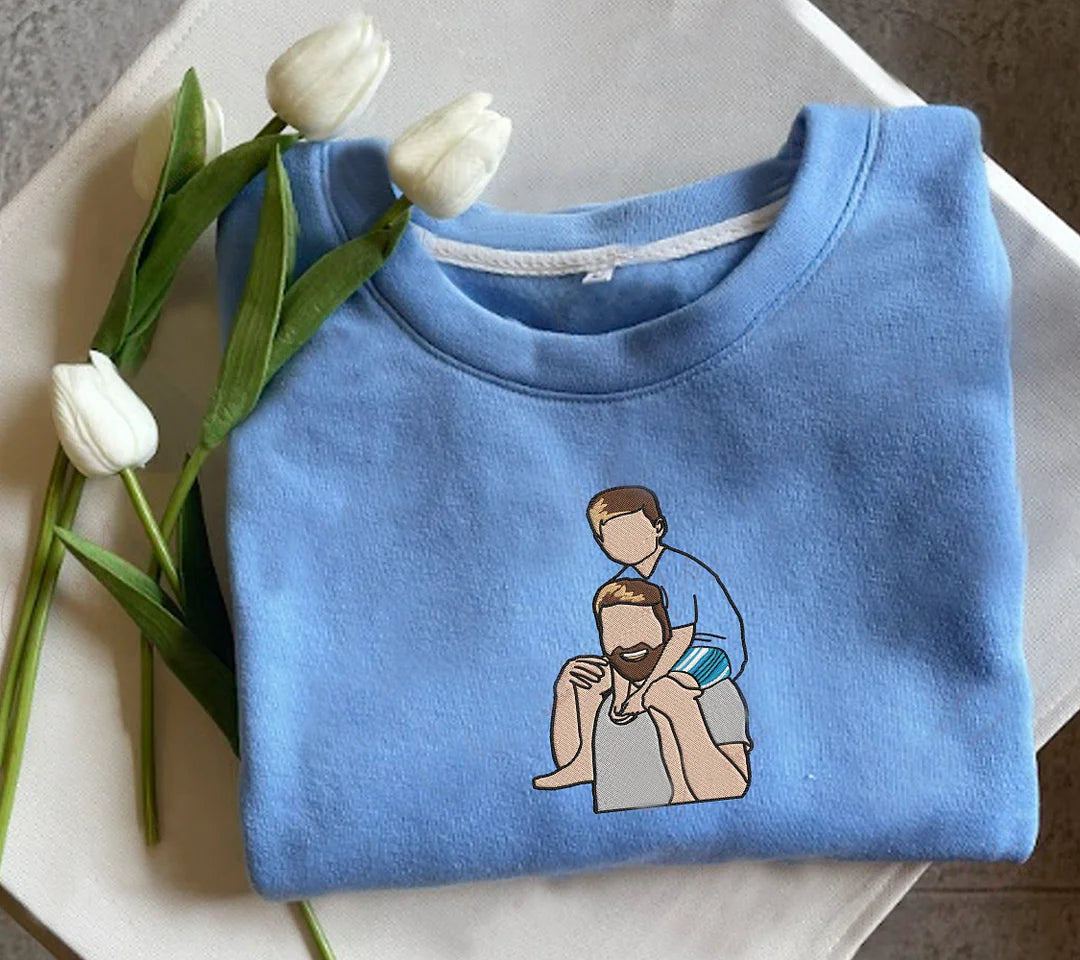 Customized Picture Embroidered Sweatshirt