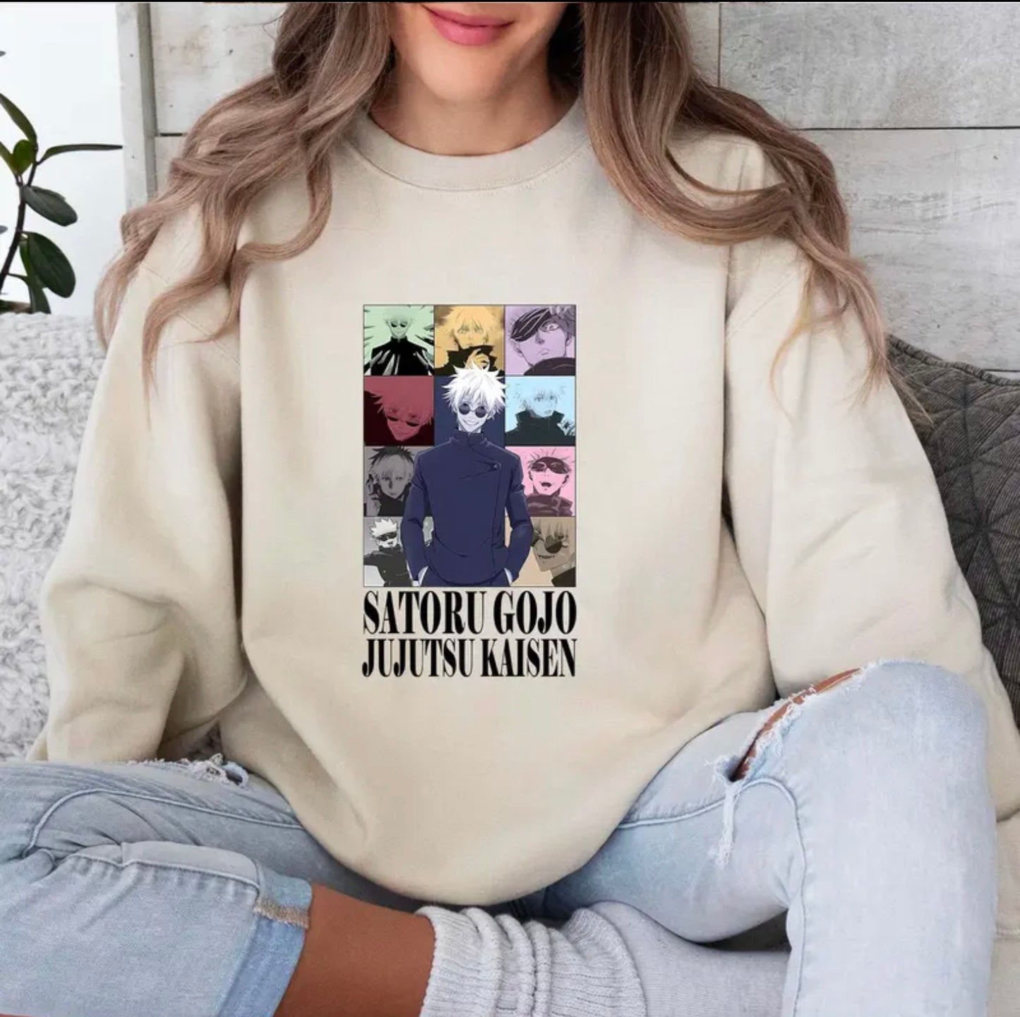 Gojo Sweatshirt Gift for Fans Anime Sweatshirt