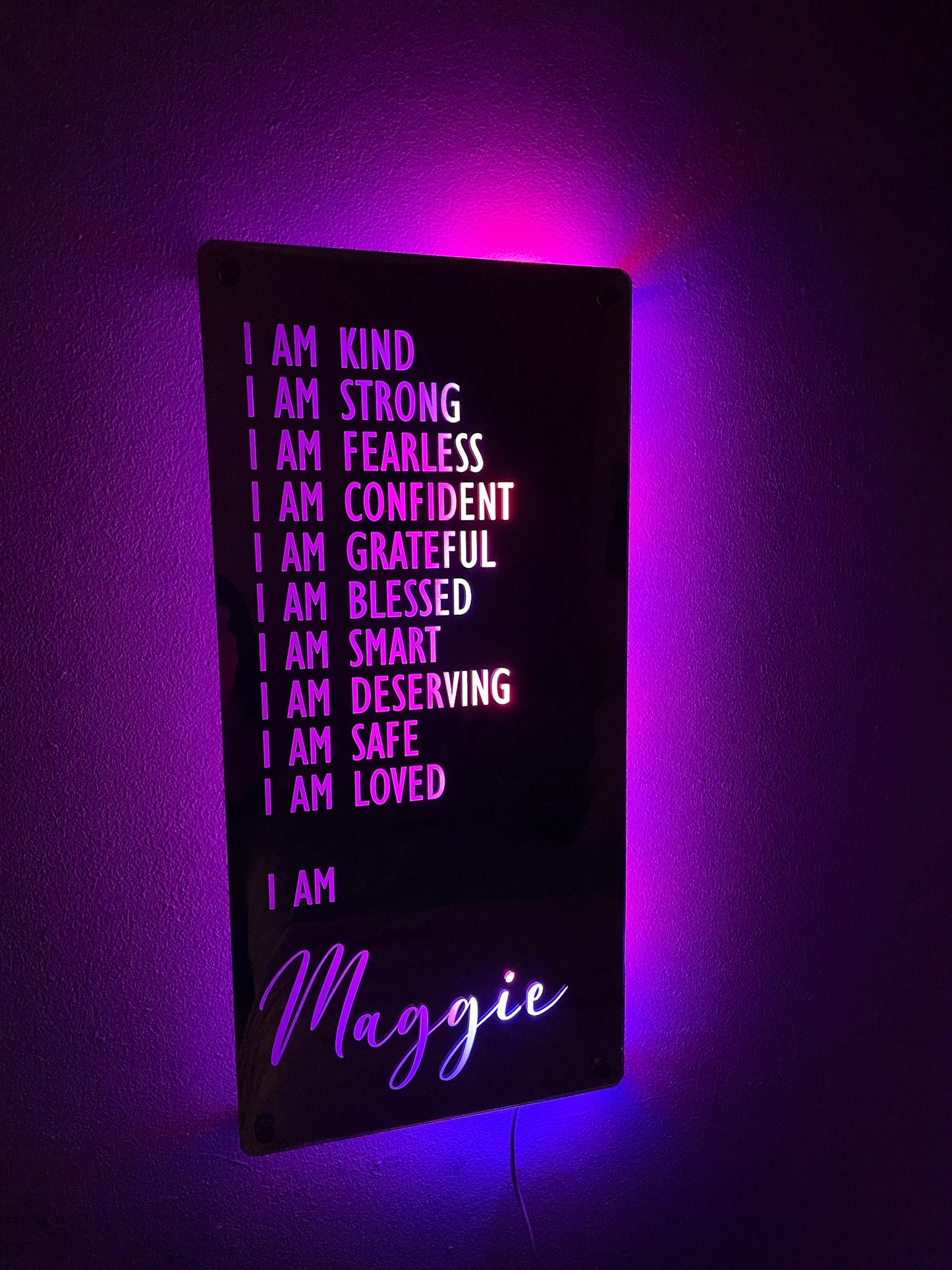 AFFIRMATIONS MIRROR - I AM MIRROR