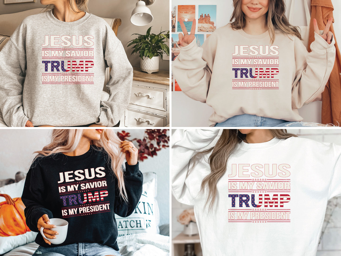 Jesus Is My Savior Trump Is My President Shirt