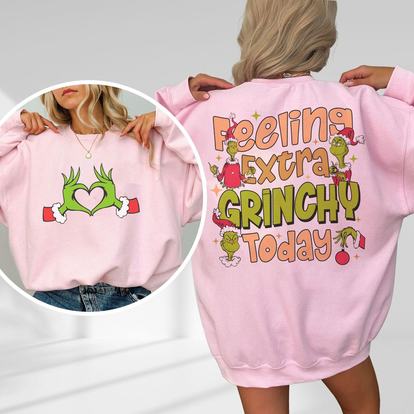 In My Grinch Era 2 Sides Feeling Extra Grinchy Today Shirt