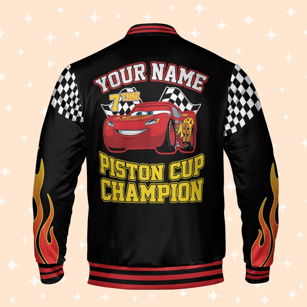 Custom Cars McQueen Vintage Victory Varsity Jacket