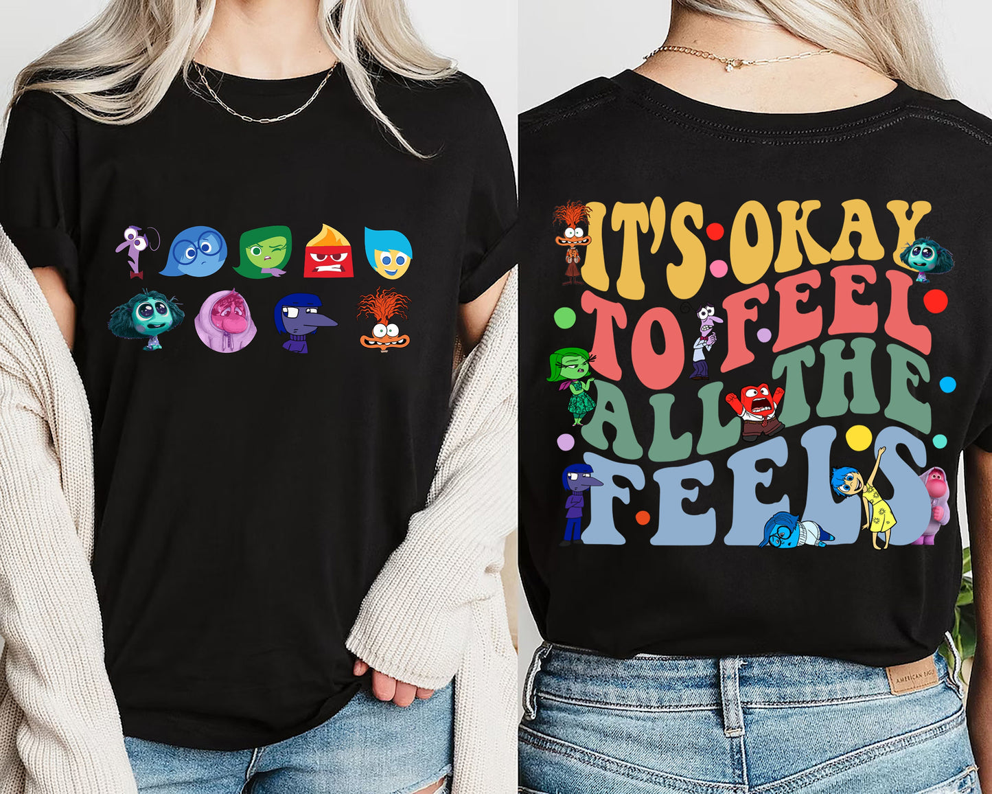 It's okay to feel All the Feels Inside Out shirt