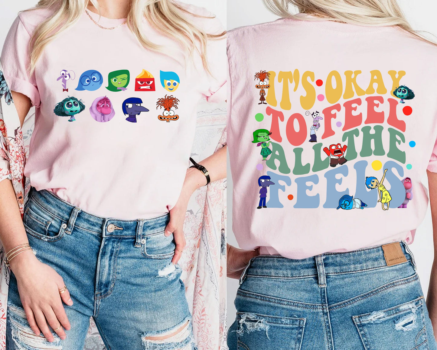 It's okay to feel All the Feels Inside Out shirt