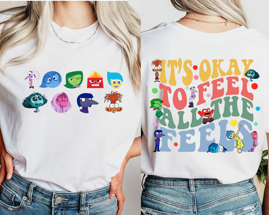 It's okay to feel All the Feels Inside Out shirt
