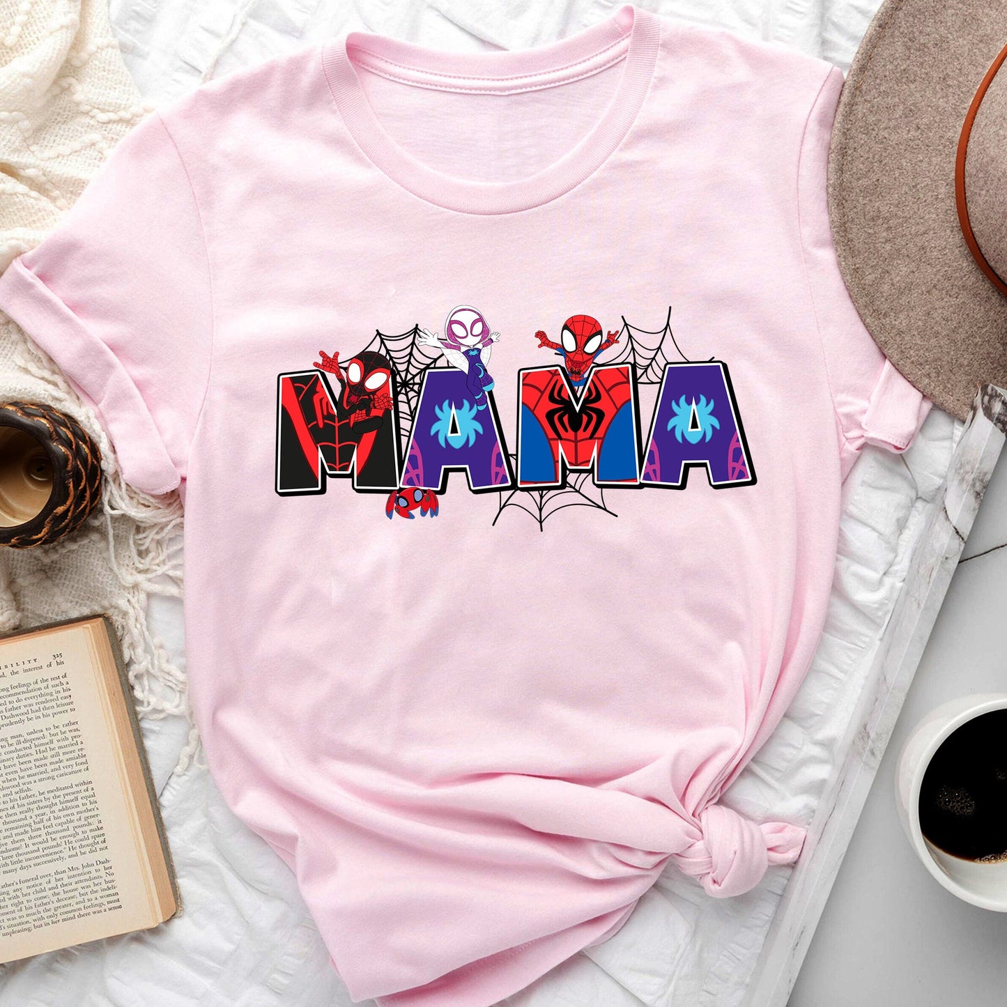 Spider Mama Hero Squad T-Shirt