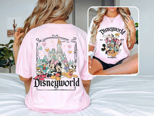 Retro Disneyworld Florida 2 Side Shirt