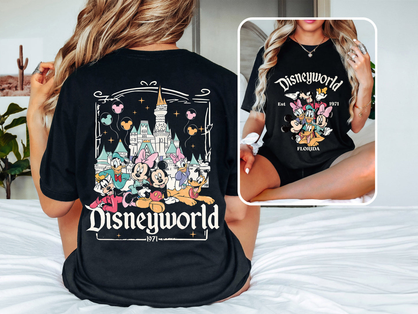 Retro Disneyworld Florida 2 Side Shirt