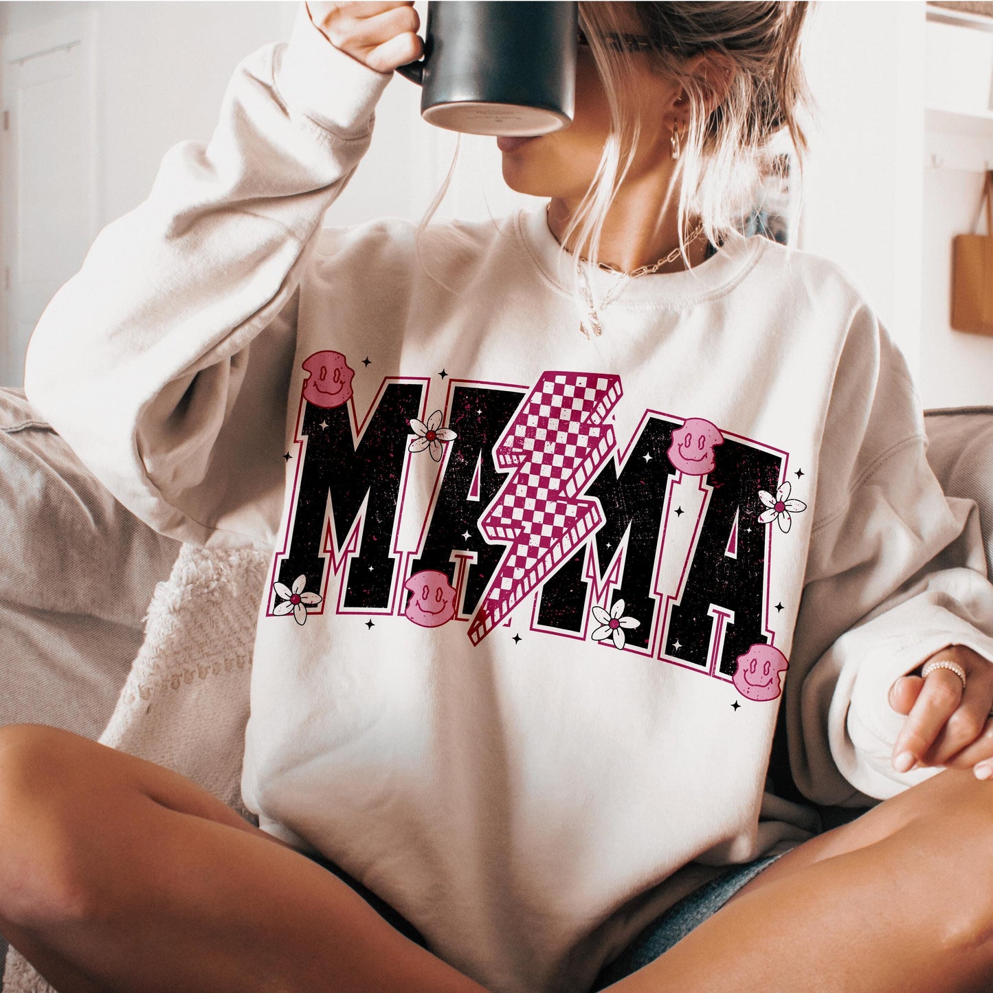Mama Lightning Bolt Shirt