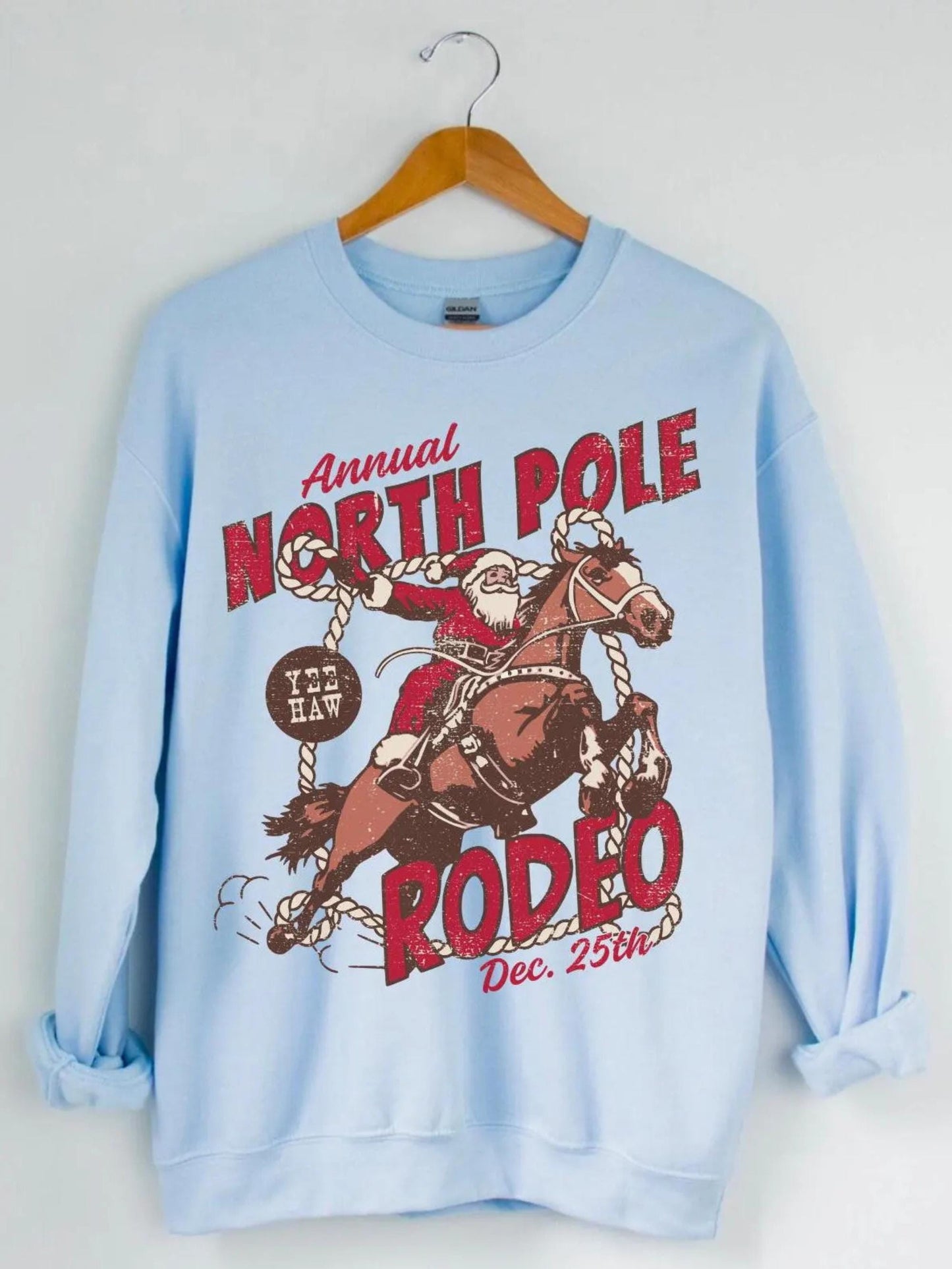 North Pole Rodeo Christmas Sweatshirt