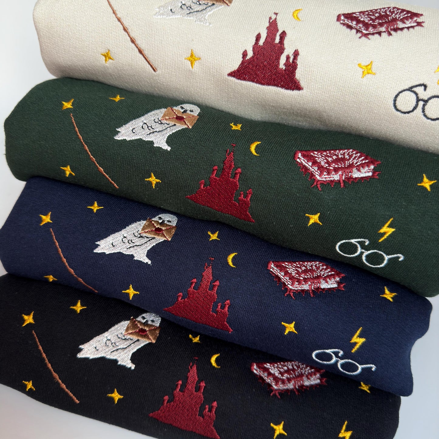 Embroidered sweatshirt Wizard, Book sweatshirt, Bookish sweatshirt