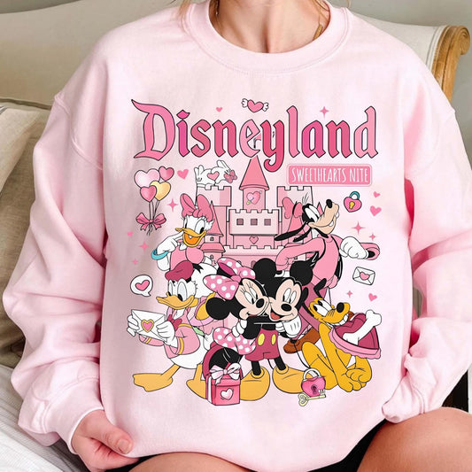 Disney Mickey Minnie Love Sweatshirt