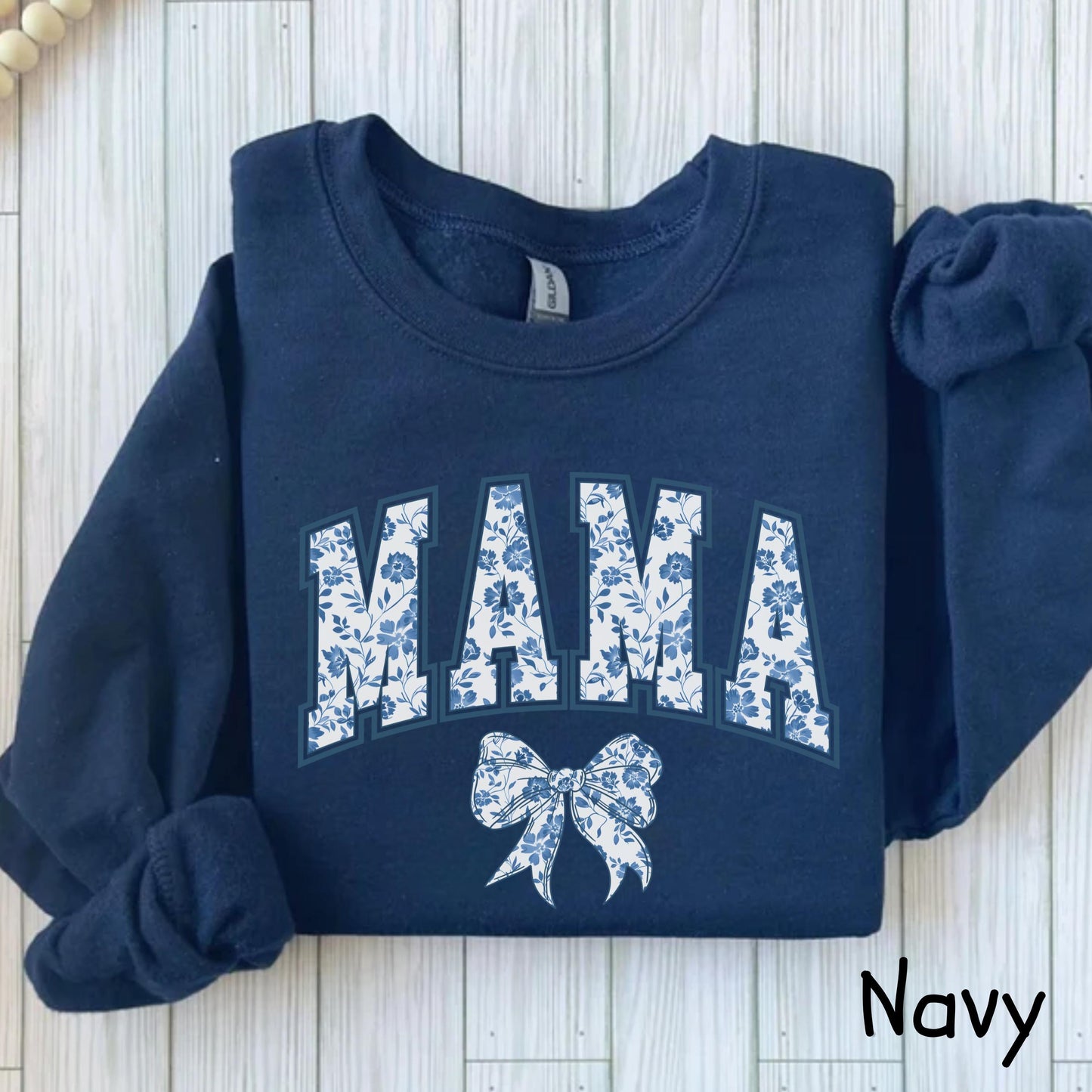 Mama Blue Ribbon Sweatshirt