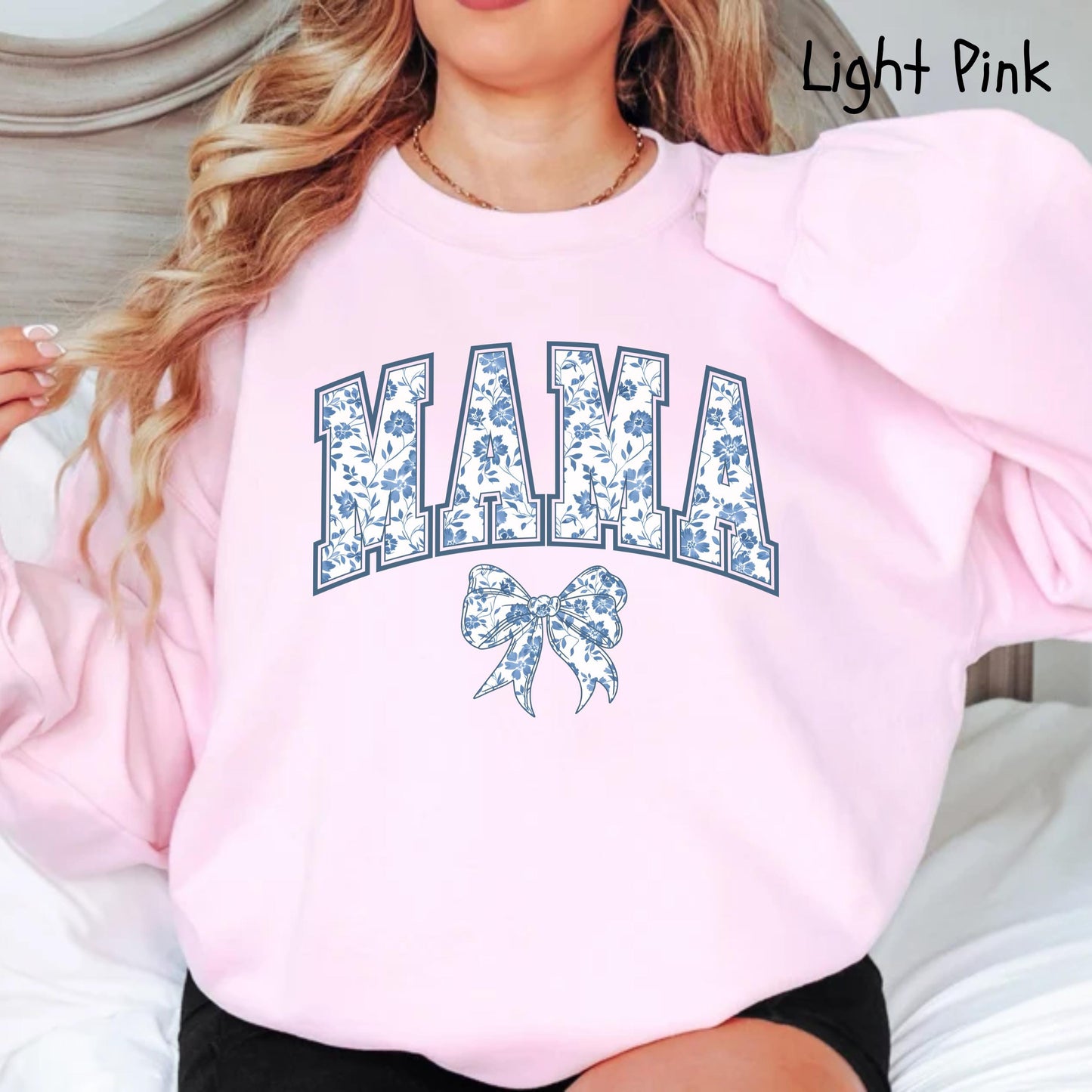 Mama Blue Ribbon Sweatshirt