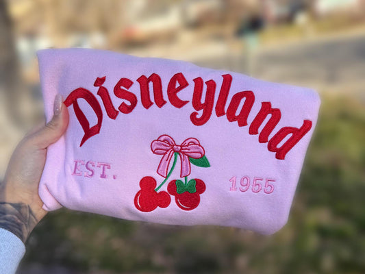 Disneyland Disneyworld Embroidery Sweatshirt