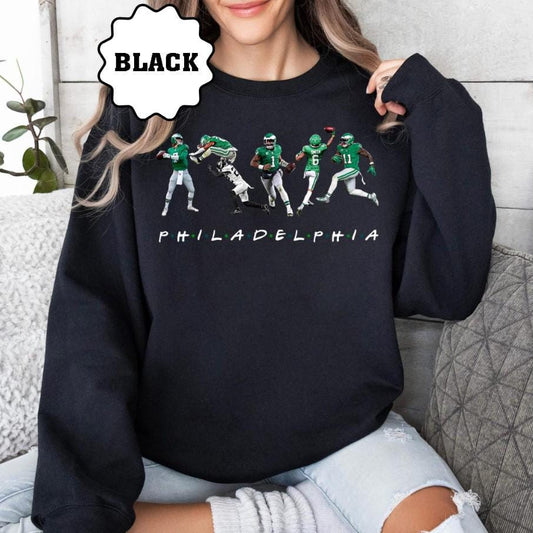 Philadelphia Football Friends Version Vintage Sweatshirt