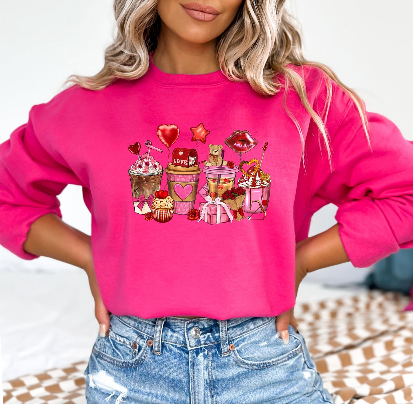 Valentine Coffee Sweatshirt