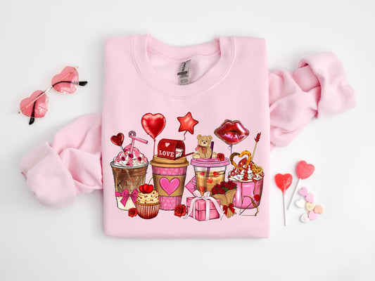 Valentine Coffee Sweatshirt