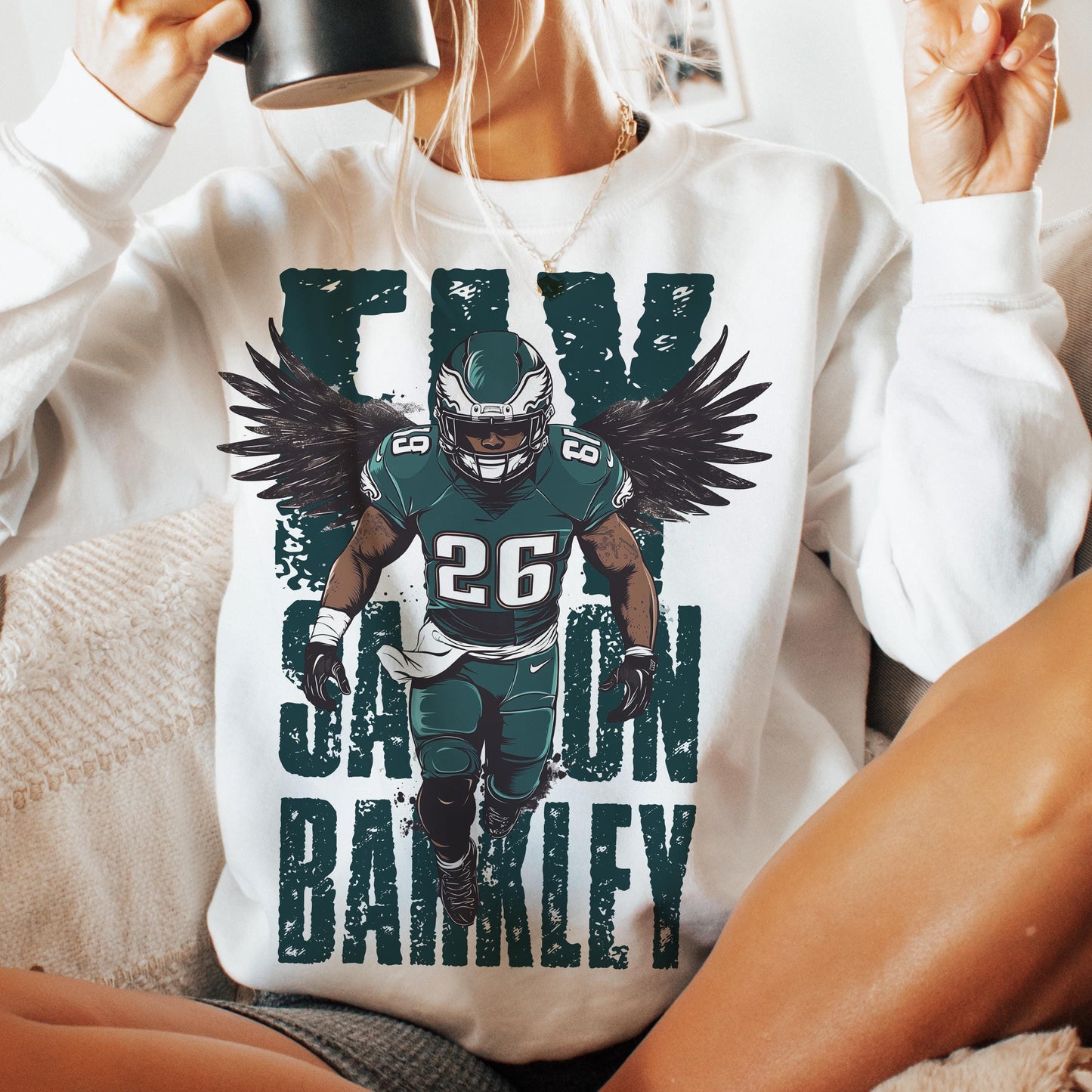 Fly Saquon Barkley Eagle Sweatshirt
