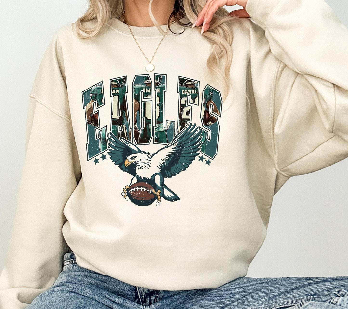 Vintage Philadelphia Eagles Football Shirt