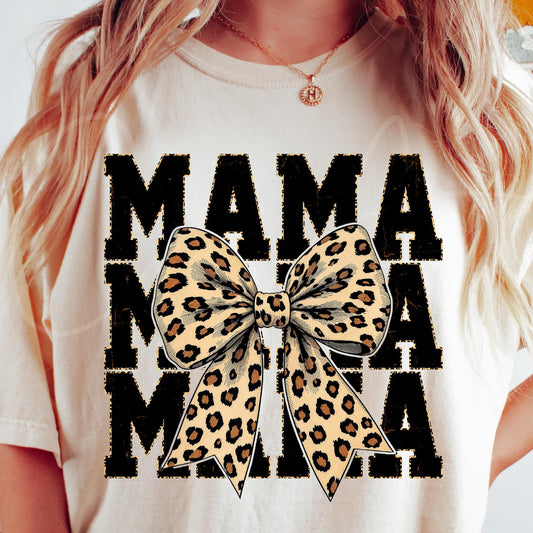 Leopard Mama Coquette Shirt