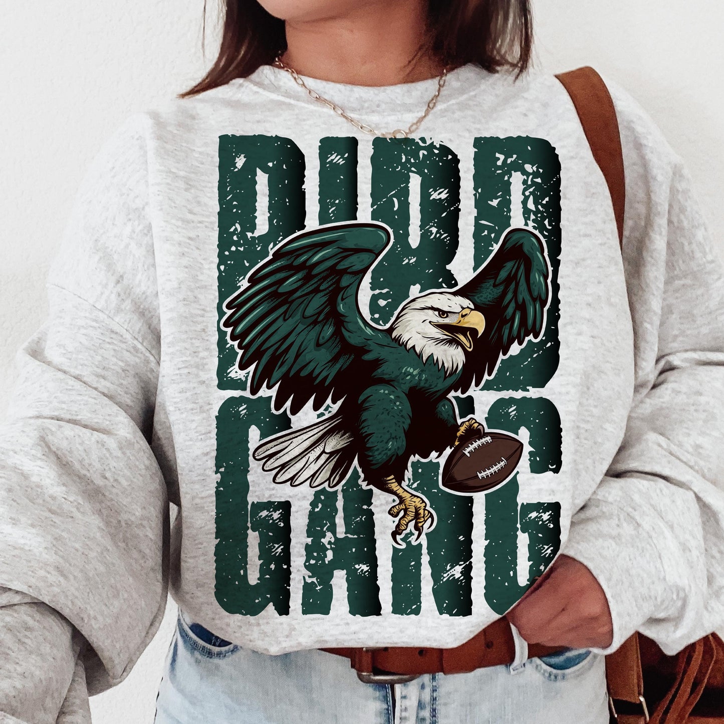 Retro Bird Gang Eagle Sweatshirt