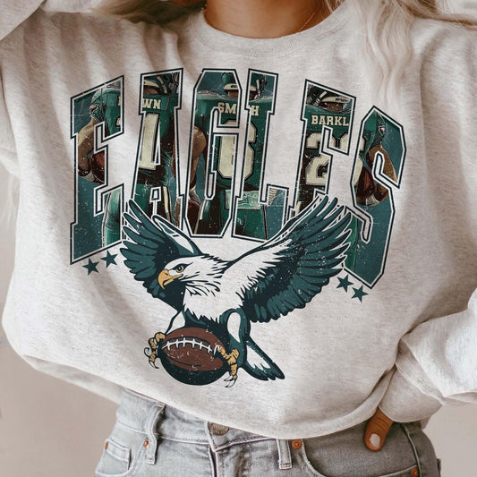Vintage Philadelphia Eagles Football Shirt