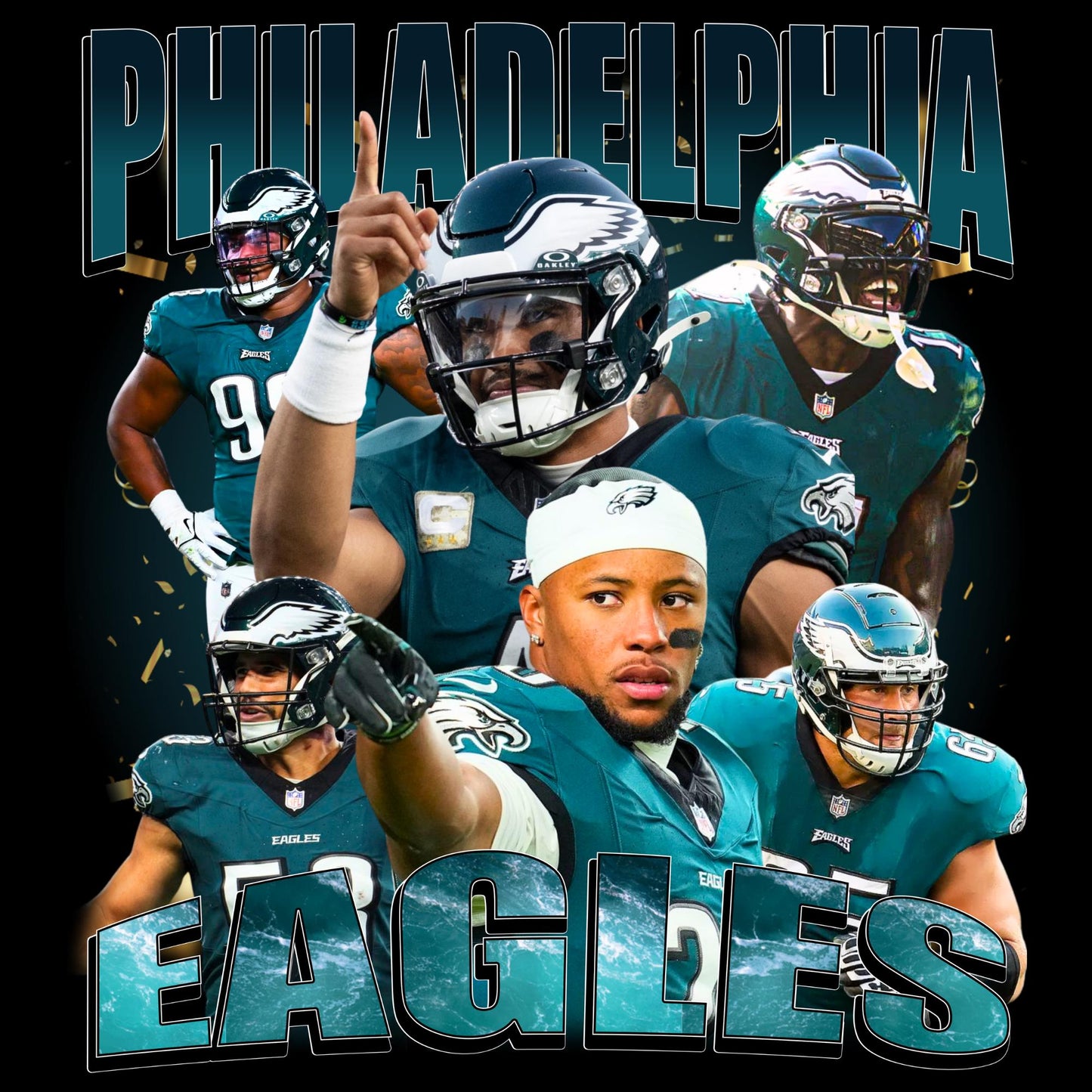 Philadelphia Eagles Football Sweatshirt
