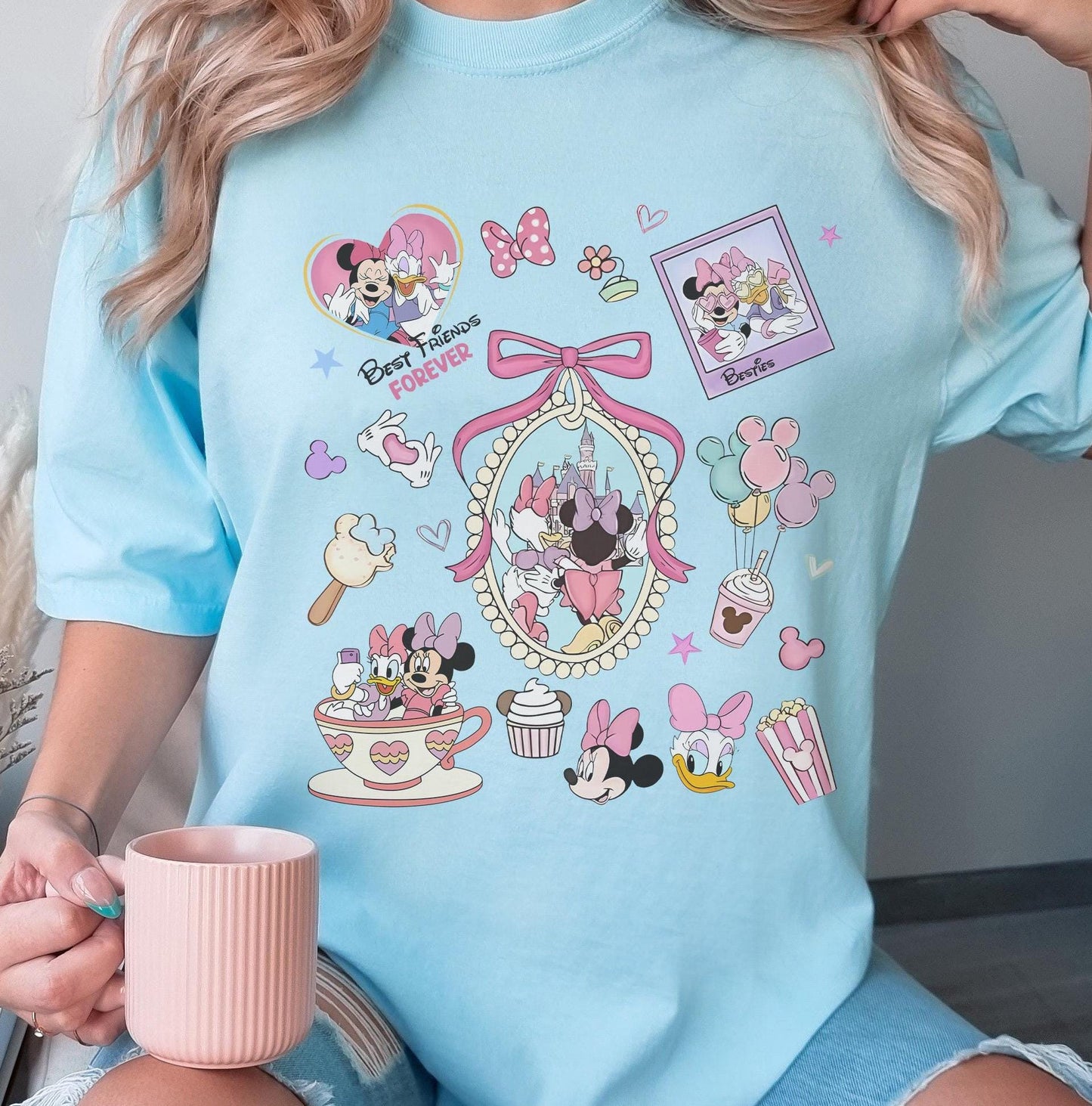 Coquette Bows Minnie and Daisy shirt