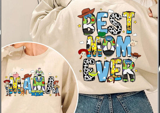 Mama Toys Story Movie Shirt ,Mothers Day Gifts, Disney Mom Shirt 2 sided