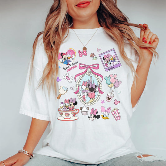 Coquette Bows Minnie and Daisy shirt