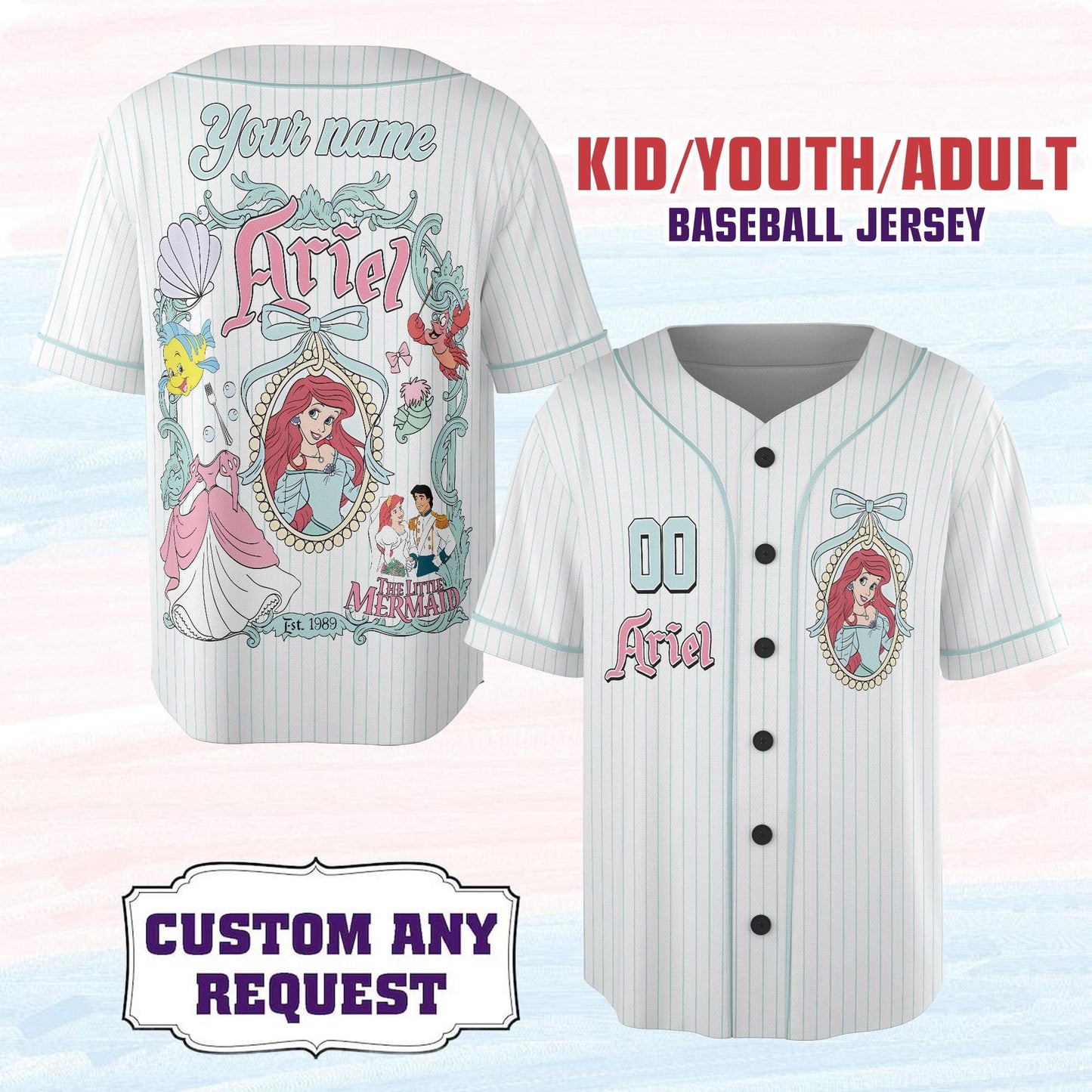 Custom Disney Princess Collection Jersey