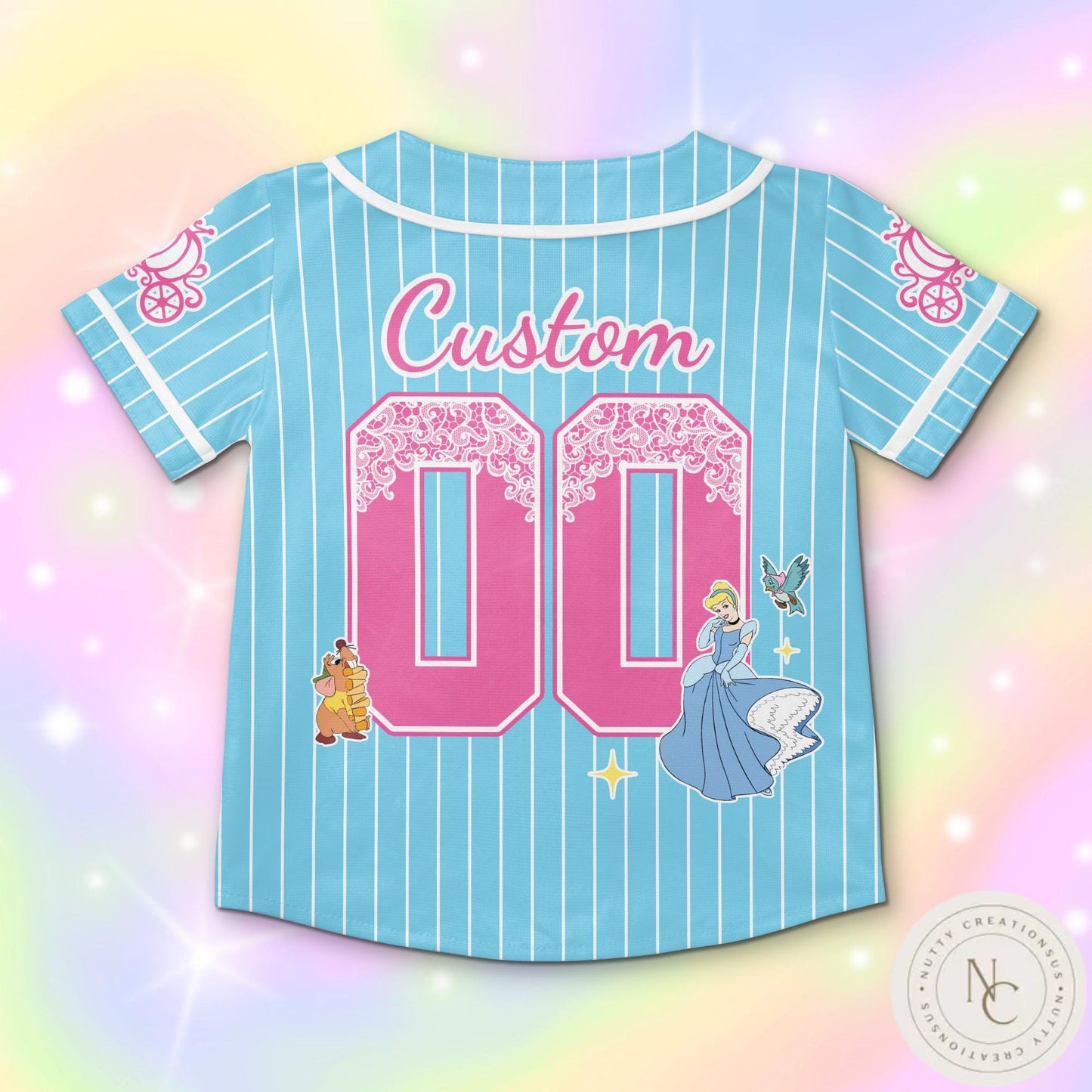 Personalized Disney Princess Baseball Jersey