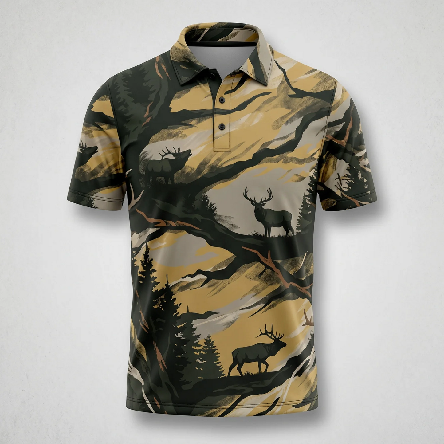 ELK Hunting Polo Shirt TH3019