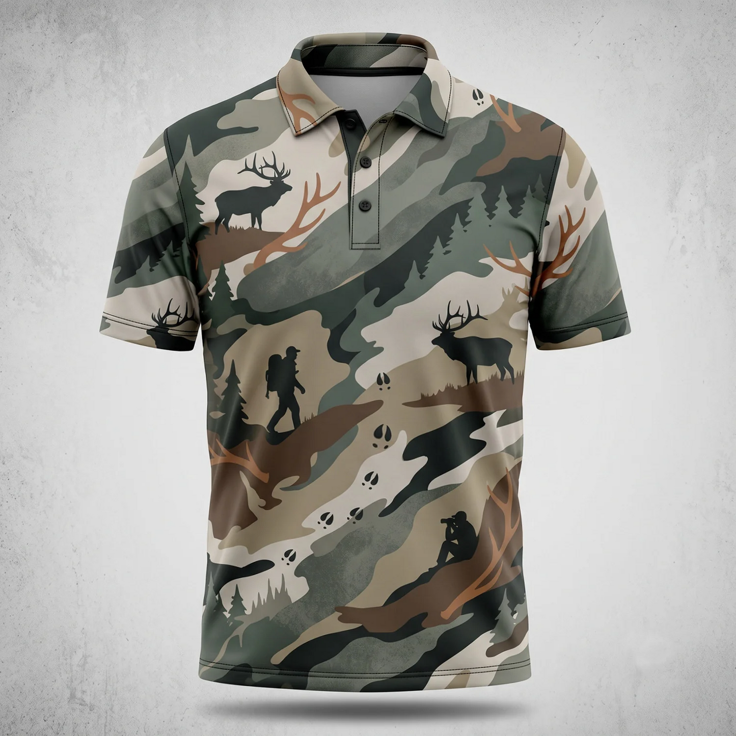 ELK Hunting Polo Shirt TH3020